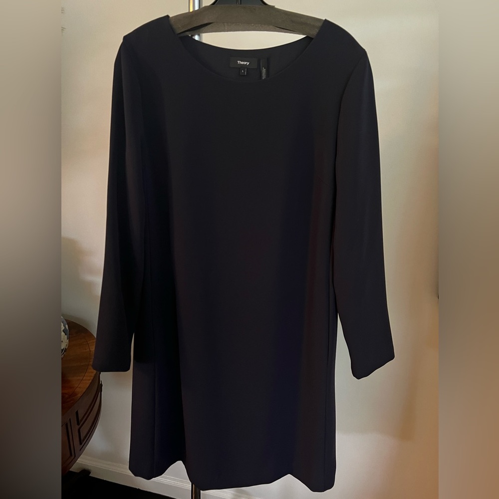 Classic Theory Shift Dress, Deep Royal, L